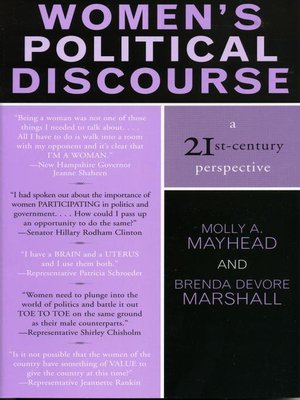 cover image of Women's Political Discourse